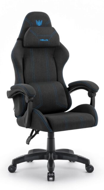 Ergonomické látkové herné kreslo HC-1014 modrá