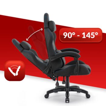 Ergonomické látkové herné kreslo HC-1014 modrá