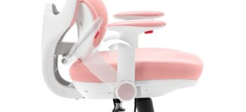 Ergonomické ružové detské kreslo HC-999 - látkové