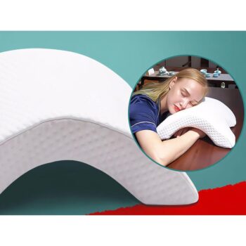 Ergonomický vankúš tvarovaný do oblúka