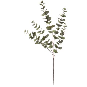 Eukalyptus - umělá větev, velké listy, 100 cm,zelená