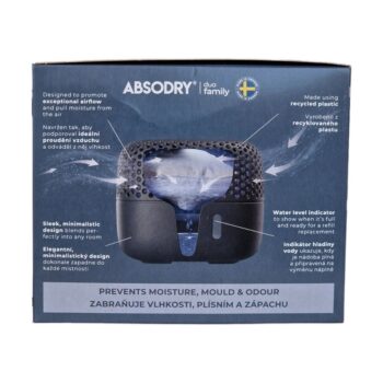 Everbrand pohlcovač vlhkosti Absodry Duo Family Bag 3-series, do 30 m3, Midnight Blue