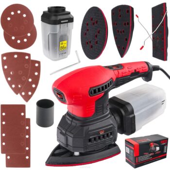 Excentrická oscilačná brúska 1300W, 3v1 RED TECHNIC