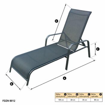 FDZN 8012 Záhradné ležadlo FIELDMANN