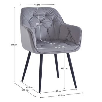 Kreslo FEDRIS NEW Vám zaručene zabezpečí dokonalý komfort a relax po akom túžite. Rozmery kresla sú (ŠxHxV): 61,5x59,5x80 cm výška sedu je 47,5 cm a hĺbka sedu je 45 cm. Čalúnené je na dotyk príjemnou, zamatovou svetlosivou Velvet látkou. O stabilitu sa starajú…