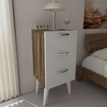 FELLINY 3D - Elegantná úzka komoda pre váš interiérPotrebujete komodu, ktorá sa hodí ako do spálne, tak do obývacej izby? Zoznámte sa s FELLINY 3D, štýlovou a praktickou komodou, ktorá splní všetky vaše očakávania.Typ tovaru: KomodaVhodné do miestnosti: Spálňa a obývacia izbaMateriál: LTDRozmer: 40 x 80 x 37.1 cmFarba: Biela + orechVybavenie: 3 zásuvkyVzhľad: ÚzkaHrúbka materiálu: 18 mmDodatočné informácie: Dodávame v demonteKomoda FELLINY 3D je vyrobená z kvalitného LTD materiálu s hrúbkou 18 mm, čo zaisťuje jej dlhú životnosť a odolnosť. Elegantná kombinácia bielej farby a orecha prinesie do vášho interiéru moderný a štýlový vzhľad. S rozmermi 40 x 80 x 37.1 cm a tromi praktickými zásuvkami ponúka dostatok úložného priestoru, pričom jej úzky dizajn je ideálny pre menšie priestory.Táto komoda je ideálnou voľbou pre každého, kto hľadá spojenie funkčnosti a elegancie. Dodávame ju v demonte, takže si môžete užiť radosť z jej zostavenia.Objednajte si FELLINY 3D ešte dnes a obohaťte svoj domov o štýlový a praktický nábytok!