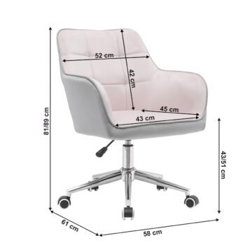 Predstavujeme vám elegantné kancelárske kreslo Felton New, ktoré kombinuje moderný dizajn s praktickými funkciami. Toto kreslo je ideálnou voľbou pre každého, kto hľadá pohodlie a štýl v jednom. Jeho primárne farebné prevedenie v jemnej ružovej farbe Velvet dopĺňa sekundárna…