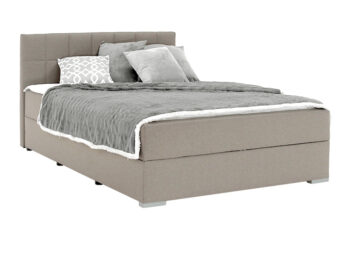Jednolôžková posteľ s matracom Ferata TV Komfort 120 v elegantnej sivohnedej (taupe) farbe je ideálnym riešením pre moderné interiéry. Táto posteľ značky KONDELA ponúka nielen štýlový vzhľad, ale aj praktické funkcie, ktoré ocení každý dospelý užívateľ.