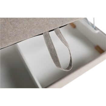 KONDELA Ferata TV Komfort 160 boxspringová manželská posteľ sivohnedá (taupe) – Obrázok 8