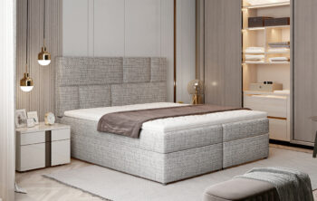 Elegancia a dokonalá mäkkosť je to, čím sa vyznačuje manželská posteľ FERINE 165. Detailné spracovanie postele perfektne zapadne do každej klasickej či modernej spálne. Základným parametrom pri výbere postele je najmä pohodlný matrac. Matrac postele má výšku 15 cm a pozostáva z kvalitných…