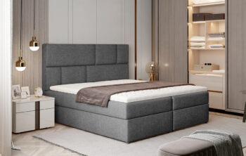 Elegancia a dokonalá mäkkosť je to, čím sa vyznačuje manželská posteľ FERINE 165. Detailné spracovanie postele perfektne zapadne do každej klasickej či modernej spálne. Základným parametrom pri výbere postele je najmä pohodlný matrac. Matrac postele má výšku 15 cm a pozostáva z kvalitných…