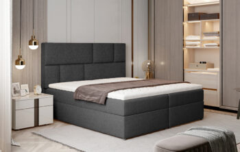 Elegancia a dokonalá mäkkosť je to, čím sa vyznačuje manželská posteľ FERINE 165. Detailné spracovanie postele perfektne zapadne do každej klasickej či modernej spálne. Základným parametrom pri výbere postele je najmä pohodlný matrac. Matrac postele má výšku 15 cm a pozostáva z kvalitných…