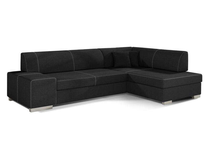 NABBI Ferol P rohová sedačka s rozkladom a úložným priestorom čierna (Sawana 14) Moderná rohová sedačka FEROL P je vyrobená v tvare L a je vhodné ju umiestniť do menších obývacích izieb, no svoje uplatnenie si nájde aj vo väčších obývačkách, či študentských izbách. Sedačka na prvý pohľad zaujme nie len svojim jednoduchým dizajnom a čistou líniou, ale aj svojou pohodlnosťou,…