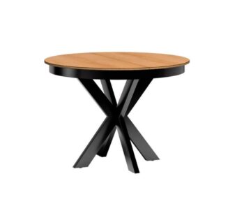 Sektor FINEST je v štýle modernej elegancie. Stane sa vynikajúcim výberom do vašej obývačky, jedálne či spálne. Charakteristickým znakom nábytku je jeho štýlové a elegantné zdobenie na prednej časti.Tento jedálenský rozkladací stôl je vyrobený z kvalitných LTD dosiek. Sú nenáročné na údržbu. Hrany sú chránené ABS hranou. Zadná časť nábytku je z HDF dosky.Farebné prevedenie: dub karamel. Stôl je v okrúhom stave. Po rozložení je v oválnom tvare.Rozmery:šírka: 110-150 cmvýška: 75 cmhĺbka: 110 cmDodávame v demontovanom stave.