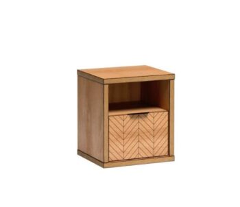 Sektor FINEST je v štýle modernej elegancie. Stane sa vynikajúcim výberom do vašej obývačky, jedálne či spálne. Charakteristickým znakom nábytku je jeho štýlové a elegantné zdobenie na prednej časti.Tento nočný stolíklje vyrobený z kvalitných LTD dosiek. Sú nenáročné na údržbu. Hrany sú chránené ABS hranou. Zadná časť nábytku je z HDF dosky.Farebné prevedenie: dub karamel. 47 x  53 x 40,6 cm.Rozmery:šírka: 47 cmvýška: 53 cmhĺbka: 40,6 cmDodávame v demontovanom stave.