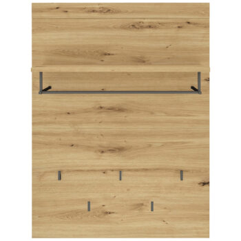 Vešiakový panel FLARKEN HP sa môže nádherne vynímať aj vo Vašom domove. Jeho rozmery sú (ŠxHxV): 80,1x27,6x105,9 cm, je to vskutku užitočný kúsok do domácnosti. Nábytok z kolekcie Flarken je stelesnením štýlu a modernosti. Farebné prevedenie dub artisan vytvára pocit útulnosti a pohodlia. Nábytok…