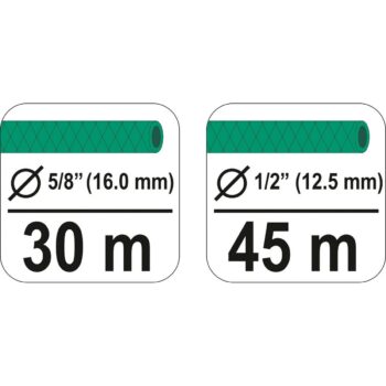 FLO TO-89335 navíjací stojan na záhradnú hadicu s kolieskami, 45 m