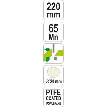 FLO TO-99204 záhradnícke nožnice, 21,5 cm