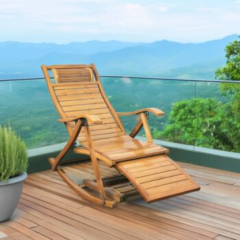 Nechajte sa uniesť do sveta relaxu a užite si chvíle pohody dreveným hojdacím kreslom FLOS, ktoré kombinuje prírodnú eleganciu s maximálnym komfortom. Kreslo je vyrobené z masívneho bambusového dreva v prírodnom dekóre. Disponuje opierkou hlavy, ergonomicky…