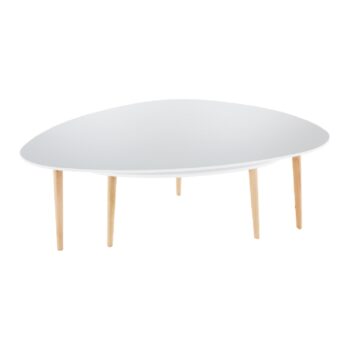 Konferenčný stolík (2 ks) FOLKO NEW je vyrobený z kvalitnej MDF, s hrúbkou 18 mm, v kombinácii s drevom. Nožičky sú vyrobené v prevedení buk a horné dosky stolíkov v bielej farbe. So stolíkmi Folko New získa vaša obývačka moderný vzhľad. Rozmery väčšieho stolíka sú 116x66x45 cm a rozmery menšieho…