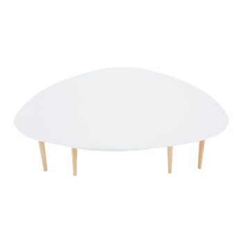 Konferenčný stolík (2 ks) FOLKO NEW je vyrobený z kvalitnej MDF, s hrúbkou 18 mm, v kombinácii s drevom. Nožičky sú vyrobené v prevedení buk a horné dosky stolíkov v bielej farbe. So stolíkmi Folko New získa vaša obývačka moderný vzhľad. Rozmery väčšieho stolíka sú 116x66x45 cm a rozmery menšieho…