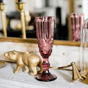 KONDELA Fregata Typ 4 pohár na šampanské (6 ks) 150 ml ružová – Obrázok 11