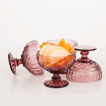 Predstavujeme vám elegantný pohár na zmrzlinu Fregata Typ 5, ktorý je ideálnym doplnkom pre každú domácnosť. Tento set obsahuje šesť kusov pohárov s objemom 300 ml, ktoré sú vyrobené z kvalitného skla a ponúkajú moderný vzhľad v jemnej ružovej farbe. Poháre sú navrhnuté tak, aby priniesli do…