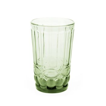 Pohár na vodu (6 ks) Fregata Typ 6 350 ml - zelená; Rozmery (ŠxHxV): 10x10x12,8 cm; Materiál: sklo.