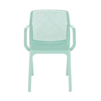 FRENIA: Plastová záhradná stolička Frenia - mentolová; materiál: plast; rozmery (ŠxHxV): 41,5x55x82,5 cm.