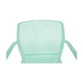 FRENIA: Plastová záhradná stolička Frenia - mentolová; materiál: plast; rozmery (ŠxHxV): 41,5x55x82,5 cm.