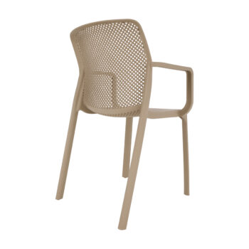 Predstavujeme vám záhradnú stoličku Frenia v elegantnej sivohnedej farbe (taupe), ktorá je ideálnym doplnkom pre vašu záhradu či terasu. Táto stolička, značky KONDELA, kombinuje moderný vzhľad s praktickosťou a pohodlím.