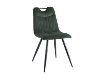 Každú kaviareň, bar, jedáleň aj kuchynku pozdvihne jedálenská stolička FREO. Minimalistický vzhľad kombinuje hebký látkový poťah s reliéfom v hnedej farbe a úzke kovové nohy.Manipulácia so stoličkou je jednoduchá vďaka odhalenému úchytu na operadle, čo ocenia aj zákazníci, prípadne kolegovia.Pevná kovová konštrukcia disponuje 4 nohami z matného kovu, hodiť sa bude na tvrdé podlahy aj koberec.Rozmery stoličky:Výška sedáku: 50 cmŠírka: 45 cmHĺbka sedu: 40 cmNosnosť: 120 kgDodávané v demonte.