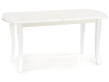 Rozkladací jedálenský stôl FRYDERYK 160/240 je vhodné umiestniť do klasicky zariadenej jedálne alebo kuchyne. Rozmery stola sú (ŠxHxV): 160-240x90x74 cm. Stôl možno jednoducho rozložiť na šírku až 240 cm a zložiť na šírku 160 cm. Nohy stola sú vyrobené z masívneho bukového dreva a horná doska…