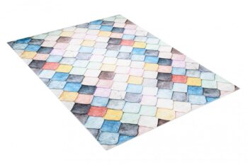 Farebný trendový koberec s geometrickým vzorom Šírka: 140 cm | Dĺžka: 200 cm