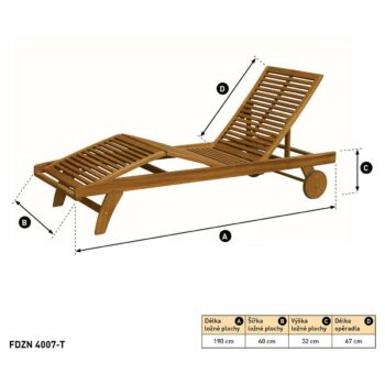 Fieldmann FDZN 4007-T ležadlo Classic