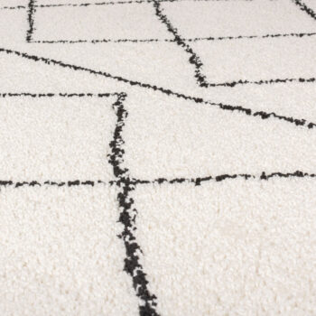 Flair Rugs, Kusový koberec Dakari Kush Berber Ivory, 160x230, biela, obývacia izba