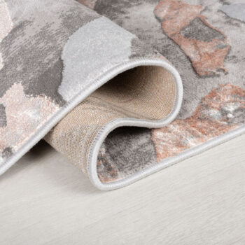 Flair Rugs, Kusový koberec Eris Marbled Blush, 160x230, ružová, obývacia izba