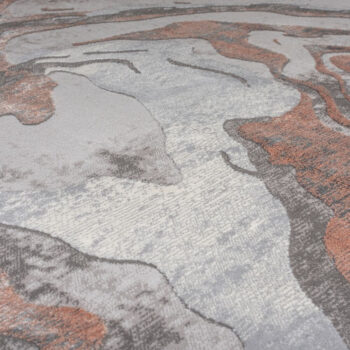 Flair Rugs, Kusový koberec Eris Marbled Blush, 160x230, ružová, obývacia izba