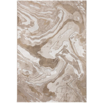 Flair Rugs, Kusový koberec Eris Marbled Natural, 200x290, béžová, kancelária