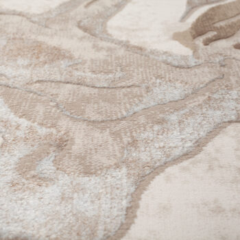 Flair Rugs, Kusový koberec Eris Marbled Natural, 80x150, béžová, kancelária