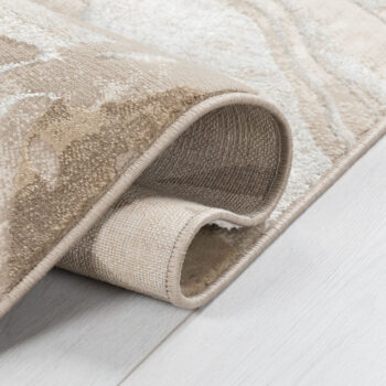 Flair Rugs, Kusový koberec Eris Marbled Natural, 80x150, béžová, kancelária