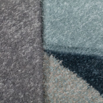 Flair Rugs, Kusový koberec Hand Carved Aurora Denim Blue, 160x230, modrá, kancelária