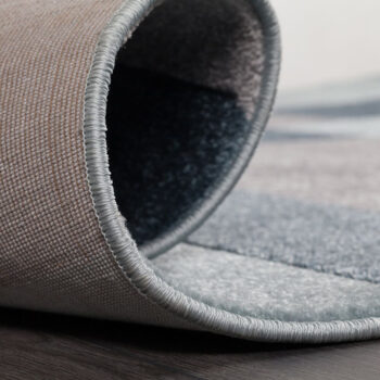 Flair Rugs, Kusový koberec Hand Carved Cosmos Denim Blue, 120x170, modrá, kancelária