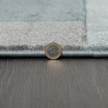 Flair Rugs, Kusový koberec Hand Carved Cosmos Denim Blue, 160x230, modrá, kancelária