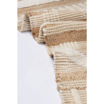Flair Rugs, Kusový koberec Jubilant Medina Jute Natural/Ivory, 160x230, béžová, obývacia izba