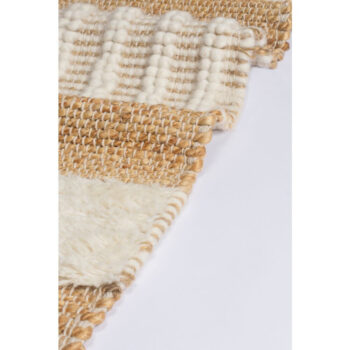 Flair Rugs, Kusový koberec Jubilant Medina Jute Natural/Ivory, 160x230, béžová, obývacia izba