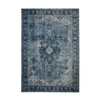 Flair Rugs, Kusový koberec Manhattan Antique Blue, 200x290, modrá, obývacia izba
