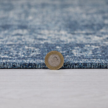 Flair Rugs, Kusový koberec Manhattan Antique Blue, 200x290, modrá, obývacia izba
