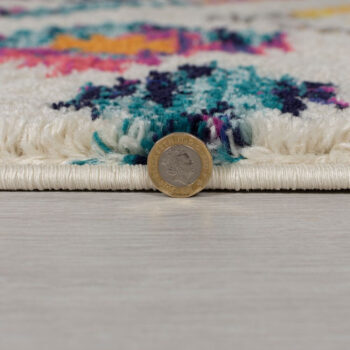 Flair Rugs, Kusový koberec Menara Bohemia Cream, 200x290, viacfarebná, obývacia izba