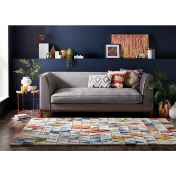 Flair Rugs, Kusový koberec Moda Amari Natural/Multi, 160x230, viacfarebná, chodba / predsieň